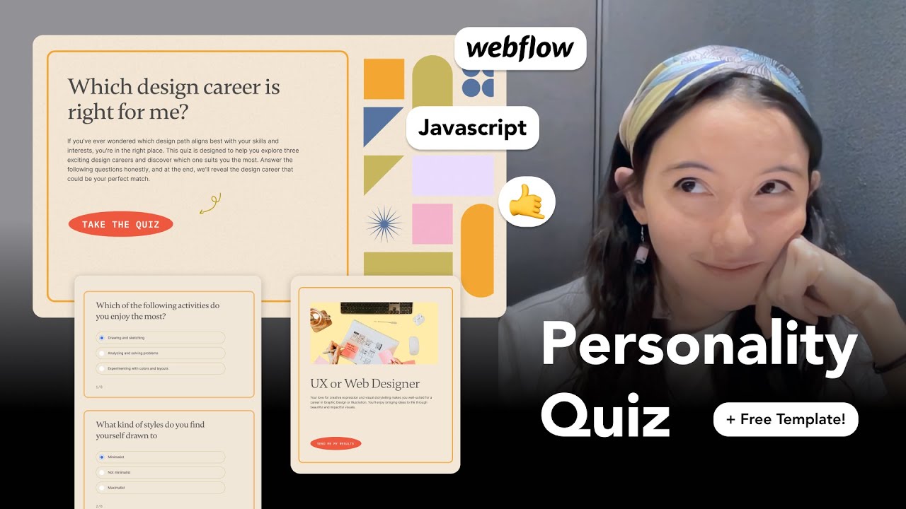 How to make a Personality Quiz using Webflow CMS and Javascript