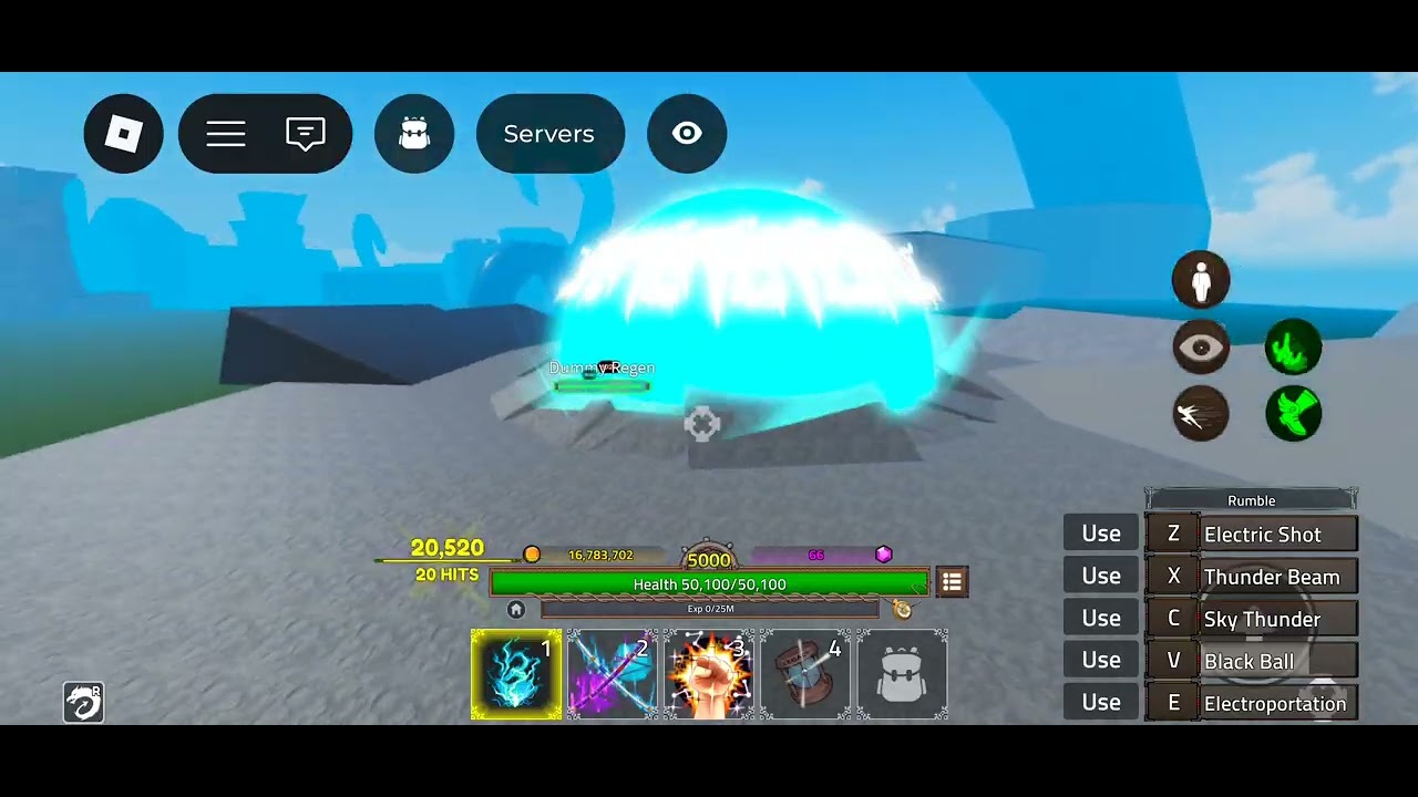 Blox fruits lighting vs king legacy rumble