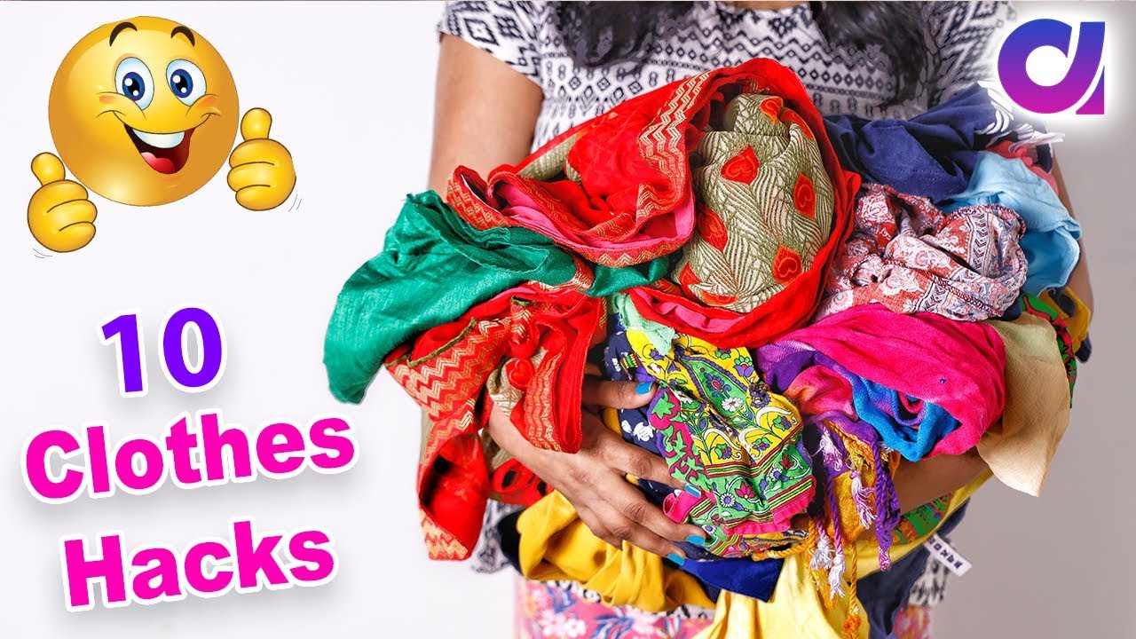 फ़टे पुराने Jeans और Shirt से बनाए 10 नई चीज़ें | Old Cloth Reuse Hacks