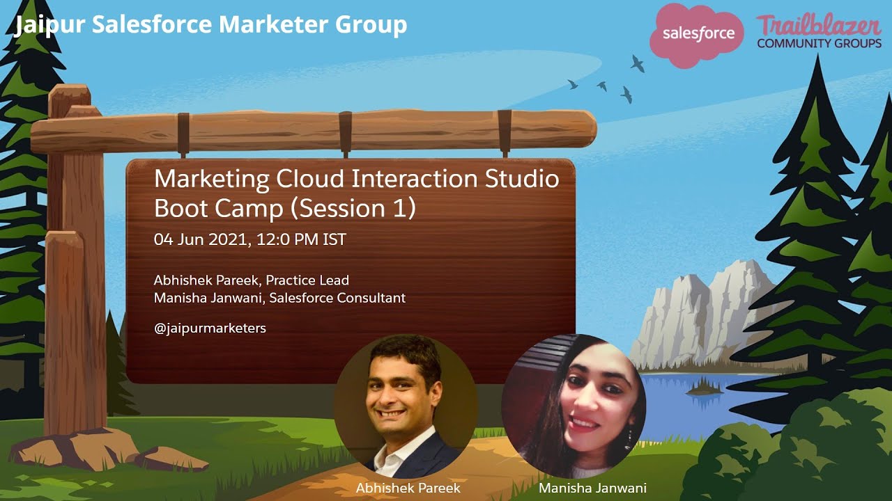 Salesforce Marketing Cloud Interaction Studio Boot Camp Session 1