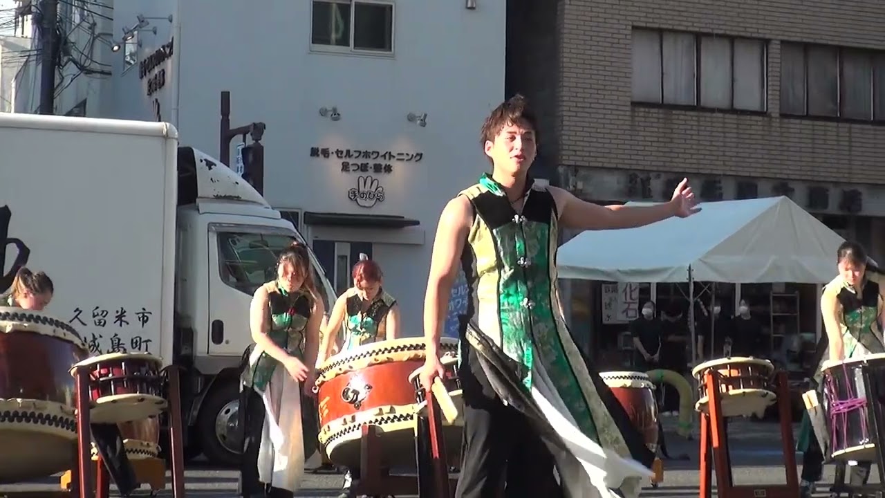 城島龍神太鼓 第51回水の祭典 久留米まつり 太鼓響演会