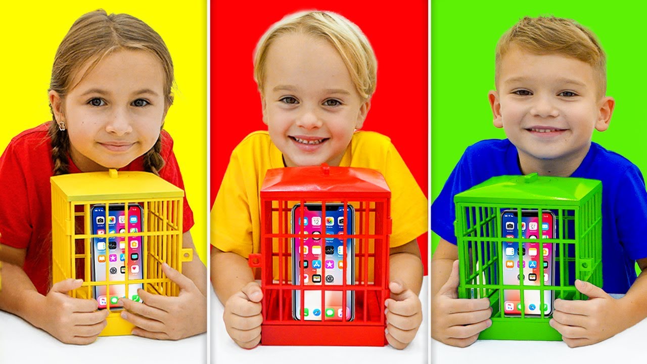 Дети учатся полезным привычкам &mdash; приключения с мобильным телефоном в тюрьме