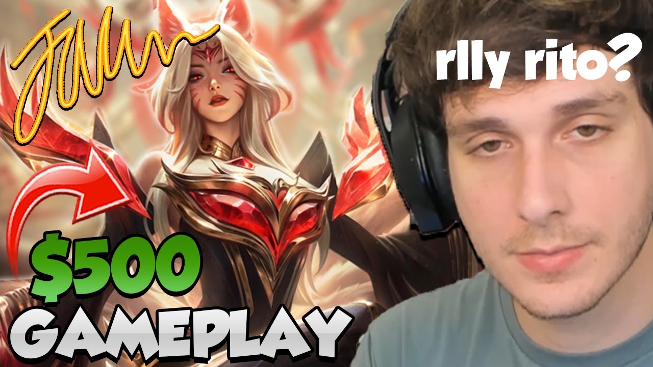 💸🦊 FIRST $500 AHRI SKIN GAMEPLAY! Is it worth the money? | Immortalized Legend Ahri PBE | Erick Dota