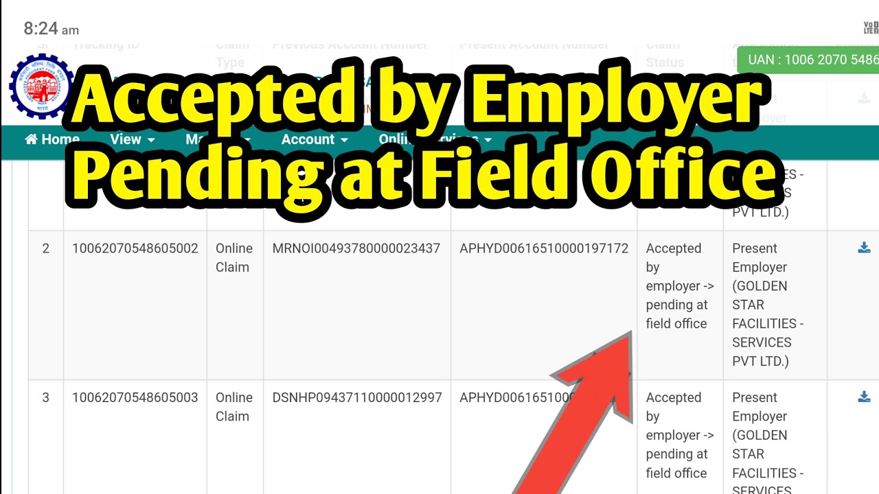 PF Transfer Accepted by Employer Pending at Field Office | PF Transfer Pending Problem | PF Transfer