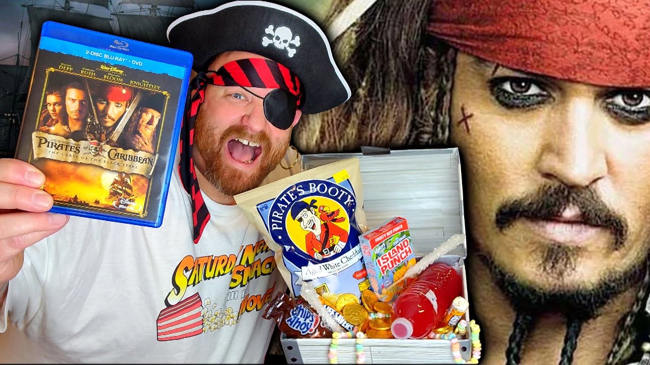 PLUNDERING THE DOLLAR TREE with the PIRATES OF THE CARIBBEAN ! SATURDAY NIGHT SNACK AND A MOVIE