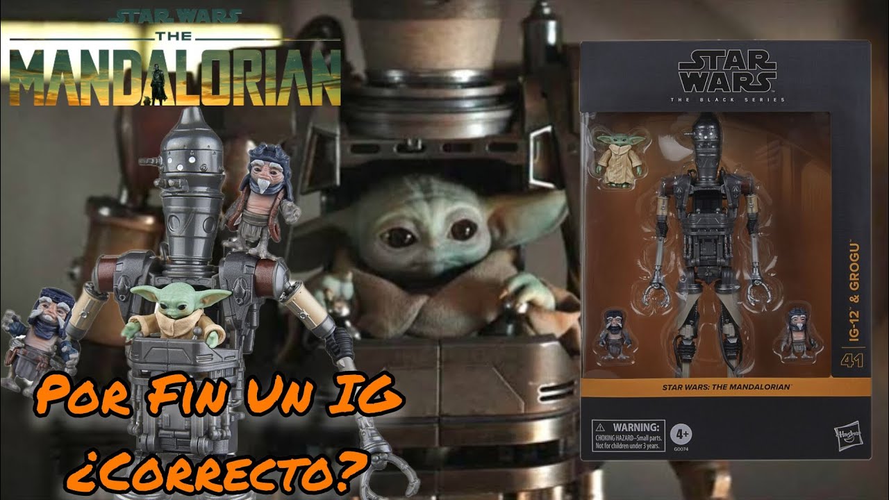 ¿Es Perfecto?|IG-12 & Grogu|Star Wars The Mandalorian Black Series Revisión en Español
