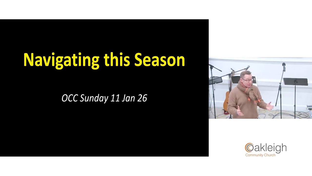 Sunday 11th January 2026 - Any Sachs Speaking on - Navigating this Season   11.01.26