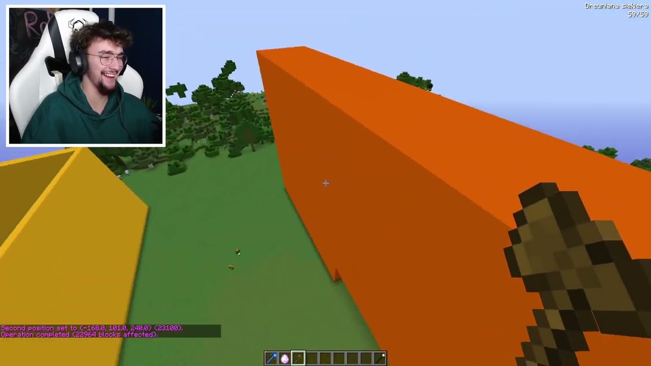 1000 BZYQ vs 1000 SMUFEK w Minecraft!
