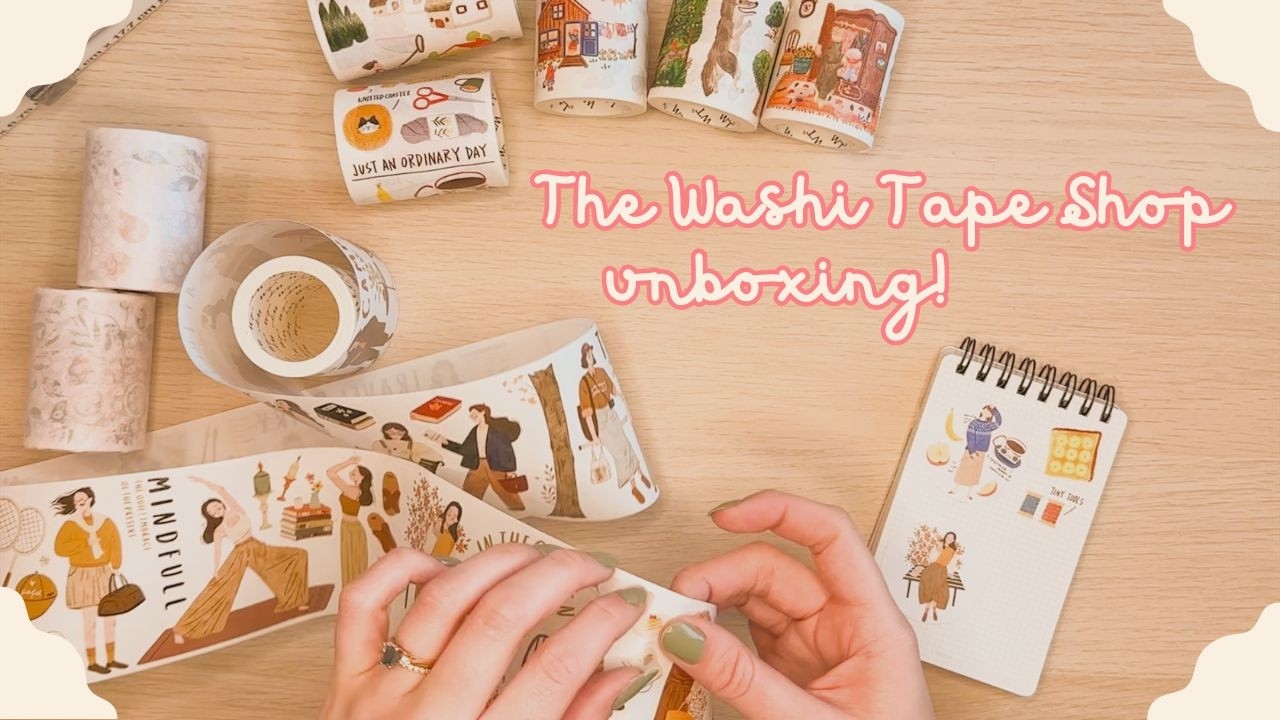 Washi Tape Haul 📦 New washi organizer & The Washi Tape Shop unboxing!