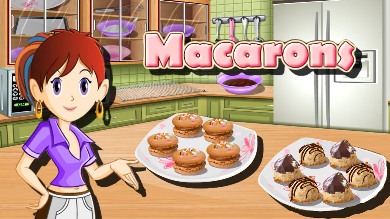Sara's Cooking Class: Macarons (Chocolate Macarons And Coconut Macarons) Part 2 