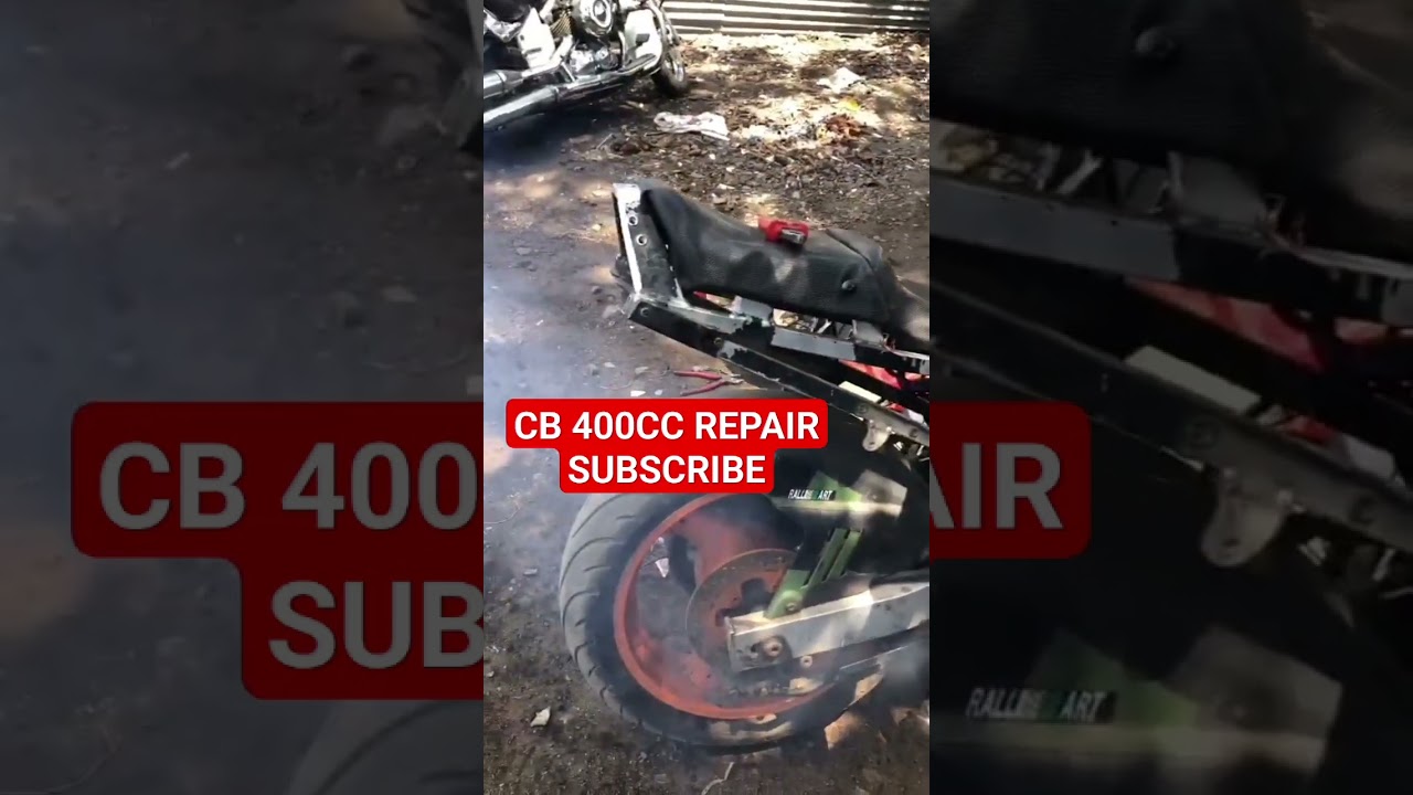 See how to repair your Cb 400 cc speed bike today#cb400 #cb1000r#hondacbr #speedbike#humphreyjones