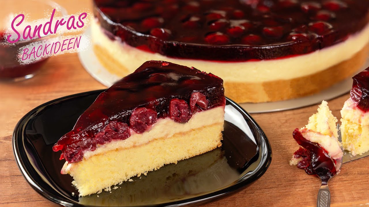 Kirschtorte zum Valentinstag – Einfaches Rezept mit Liebe! ❤️🍒