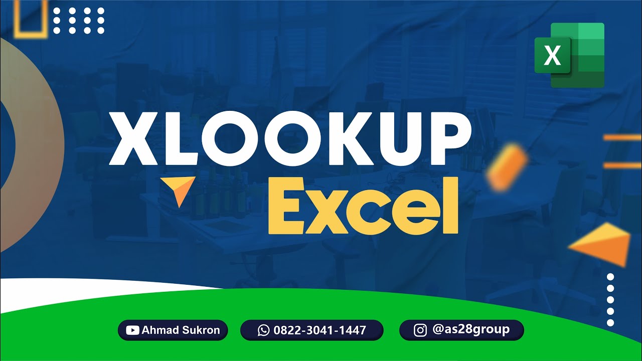 CARA SINGKAT MENGGUNAKAN FUNGSI XLOOKUP EXCEL ➡️ FUNGSI EXCEL PALING POWERFULL‼️
