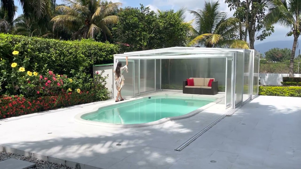 Cubierta retráctil para piscinas