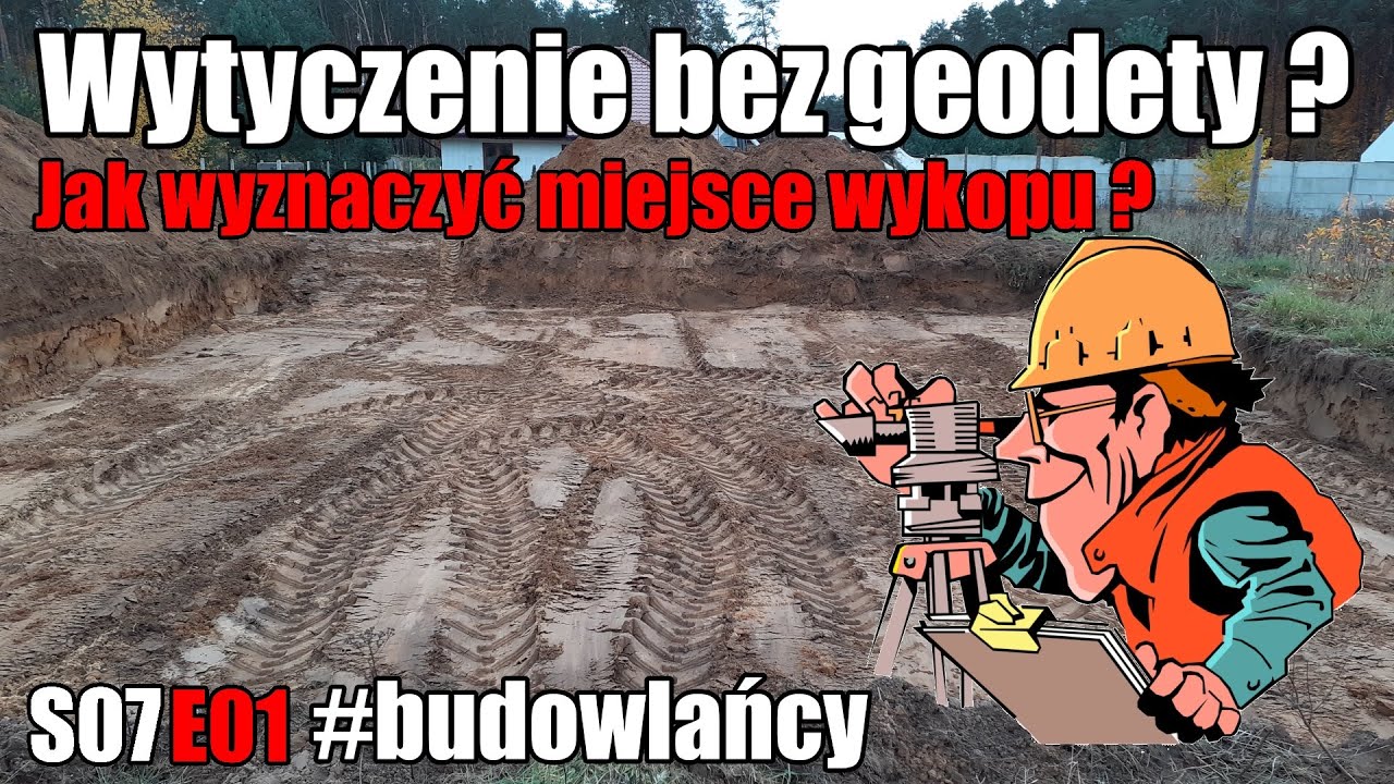 S07E01| Wytyczenie bez geodety ? | Budowa domu od podstaw | Prace ziemne | #budowlańcy #farys.pl