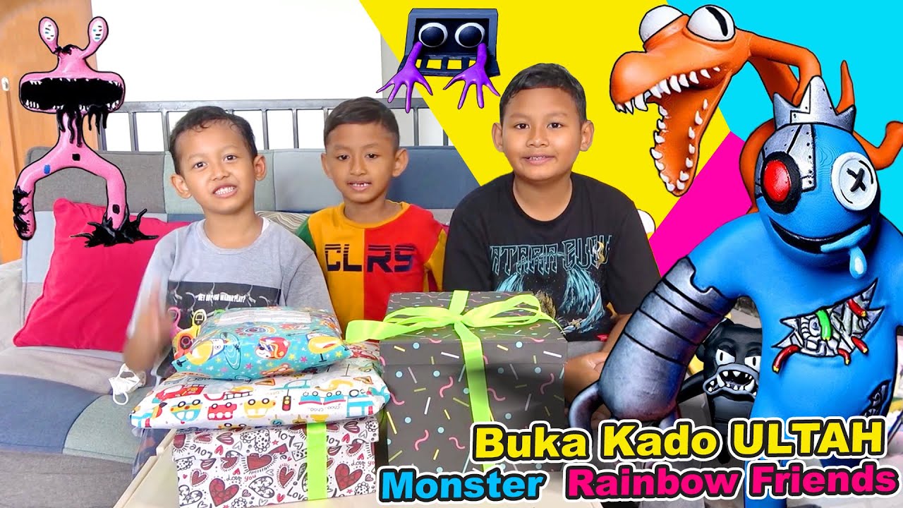 Tiba Tiba Adek Bayi Ikut Buka Kado Ulang Tahun Awas Ada Rainbow Friends Squad