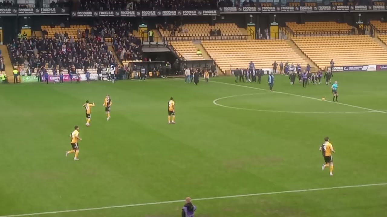 Its Port Vale vs Burton Albion and it's Live