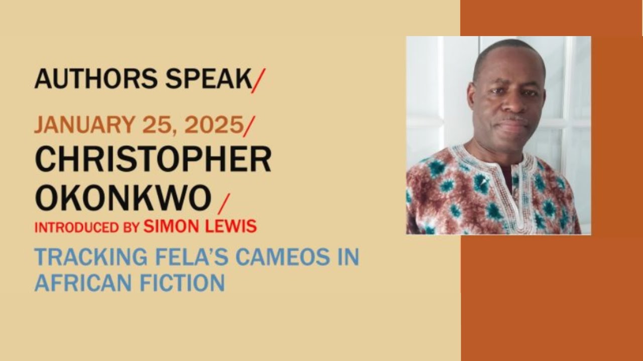 ALA Lecture Series: Chris Okonkwo on Fela Kuti in African Literature