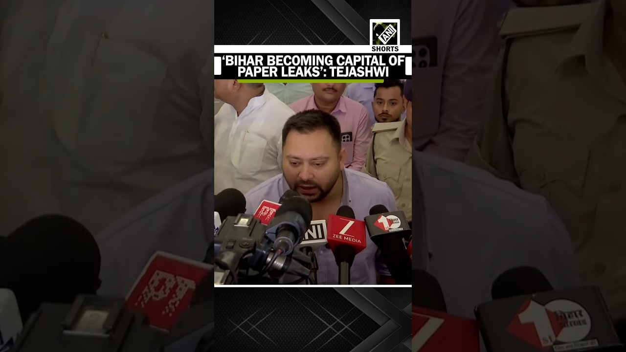 Leader of Opposition in Bihar Assembly, Tejashwi Yadav says Bihar has become capital of paper leaks