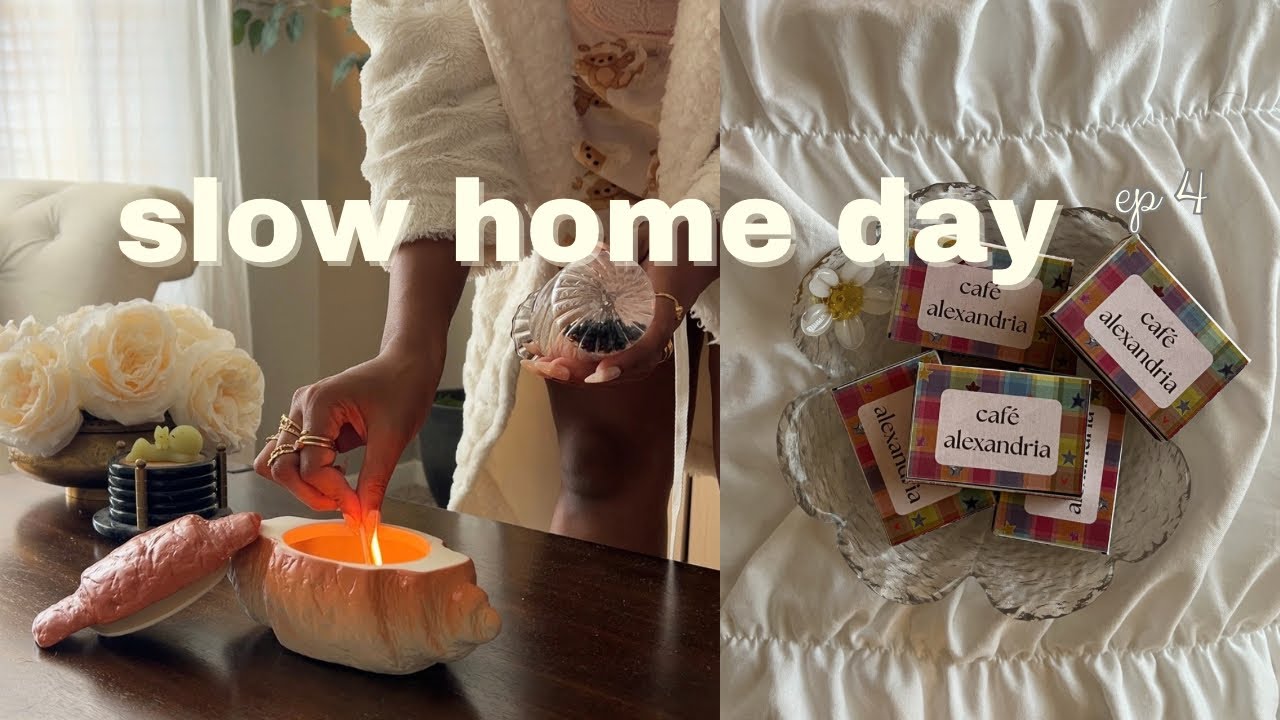 homebody diaries | slow day at home, birthday prep & a thrift haul