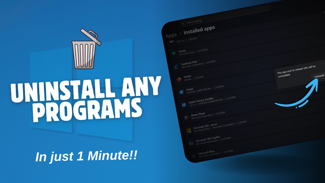 How to Uninstall a Program on Windows 10 & 11