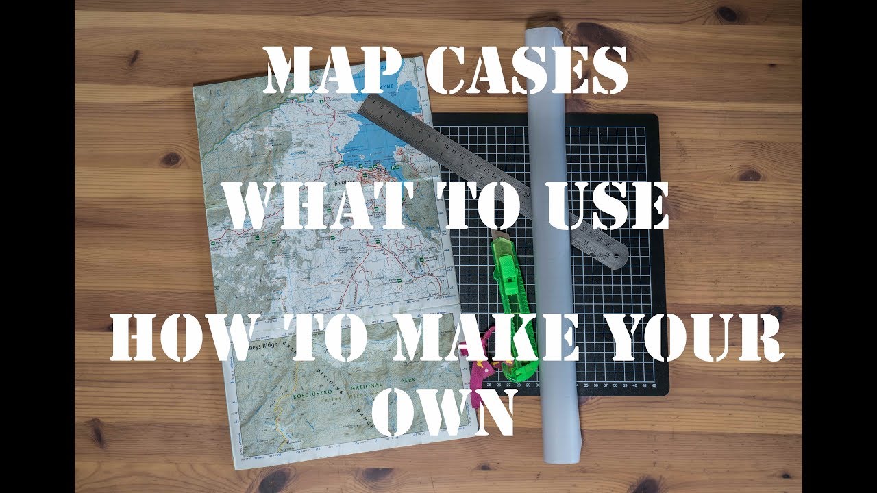 Map case - what to use - how to make your own