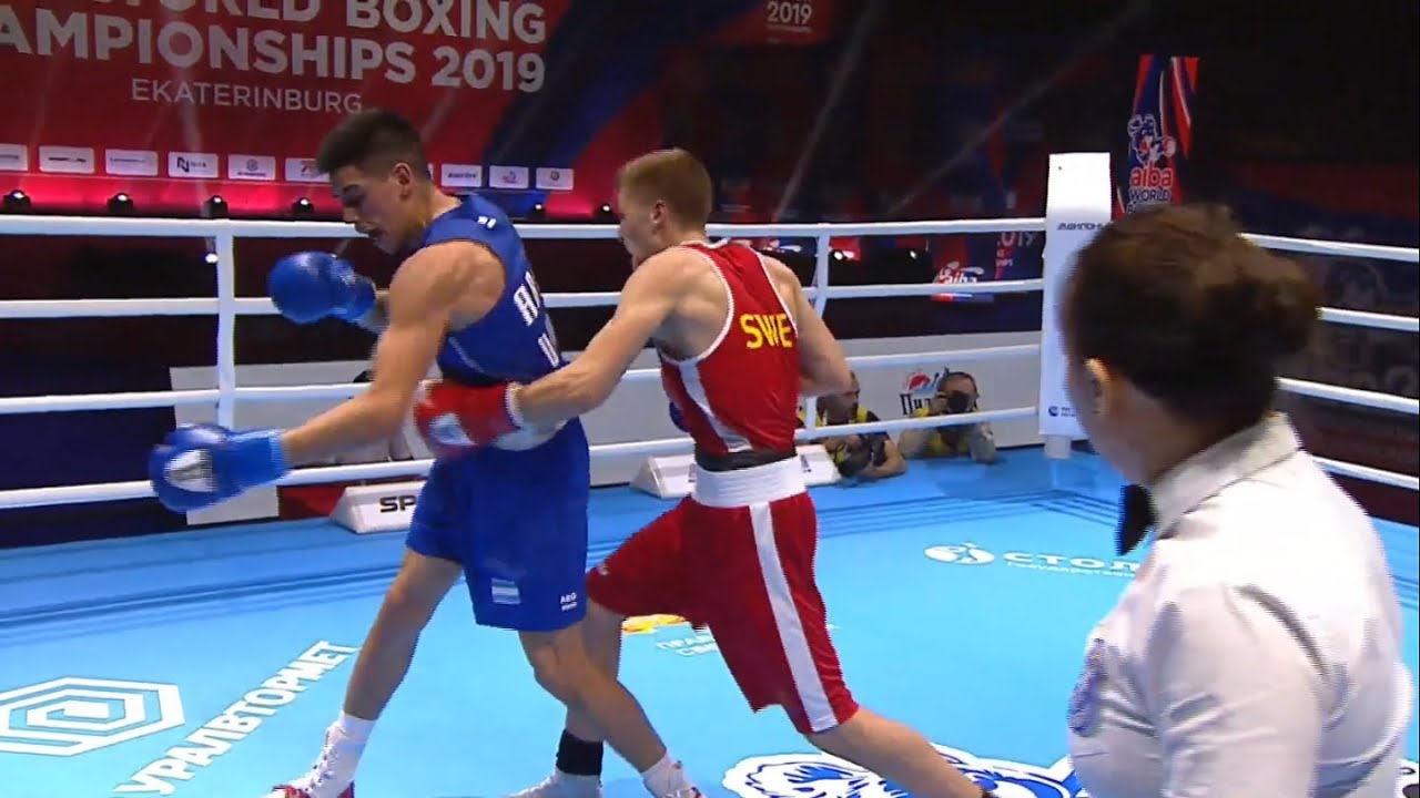 Preliminaries (75kg) CHARTOI Adam (SWE) vs VERON Francisco Daniel (ARG) /AIBA World 2019
