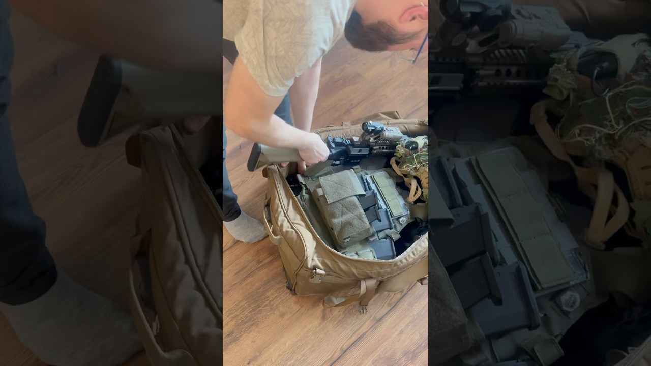 All My #Airsoft Gear in One Tactical Bag! ZipTac Range Bag Trolley - all you need