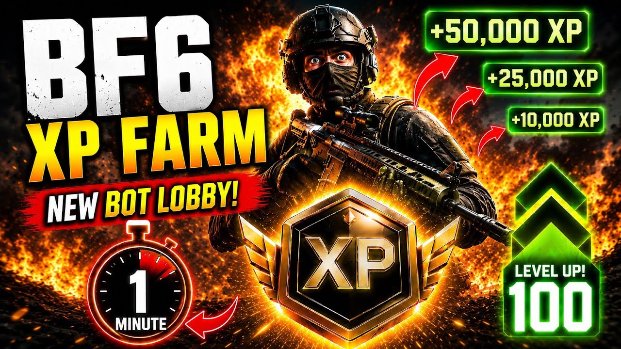 The Fastest BF6 Weapon XP Farm (In 1 MINUTE)