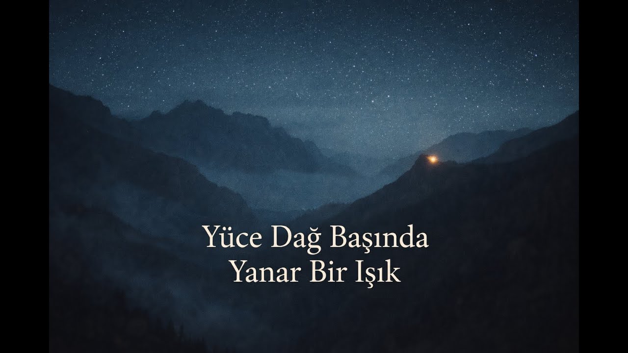 Yüce Dağ Başında Yanar Bir Işık | Anonim Türkü | Duygusal Akustik Cover | Psychedelic Anatolian Folk