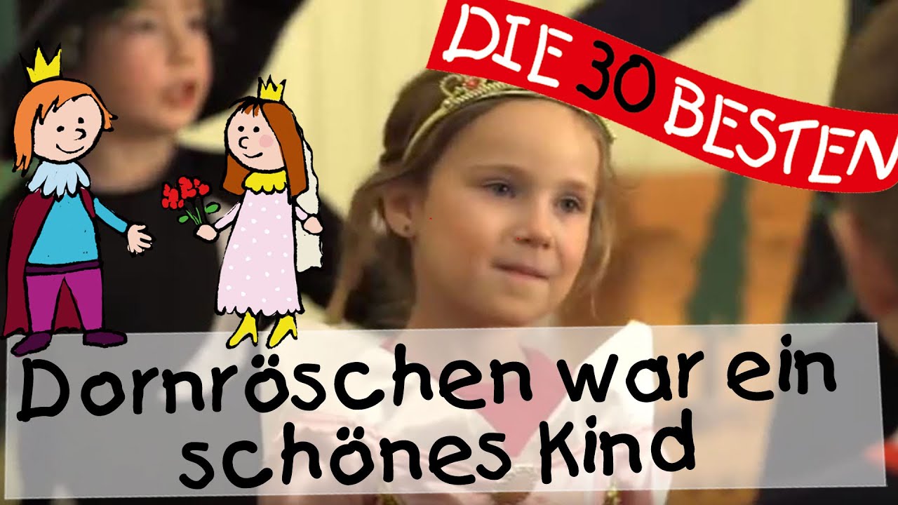 👩🏼 Dornröschen war ein schönes Kind - Singen, Tanzen und Bewegen || Kinderlieder