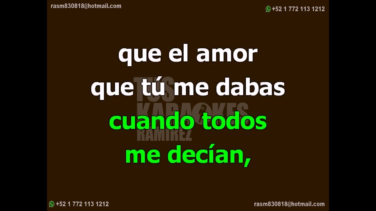 KARAOKE…”PA’ QUE SIENTAS LO QUE SIENTO”…. “LOS MUECAS”