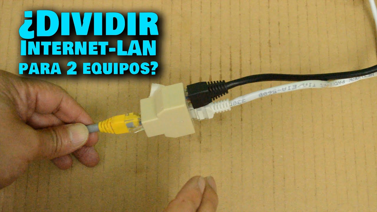 🙄 Dividir la conexion de internet en 2 | Gadgets Fácil
