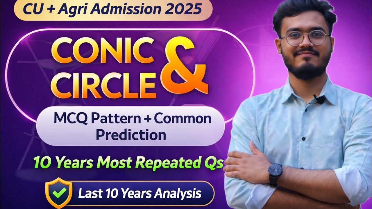 7 Days 7 Topic MCQ Sprint for CU + Agri Admission 2025 | Smart Revision