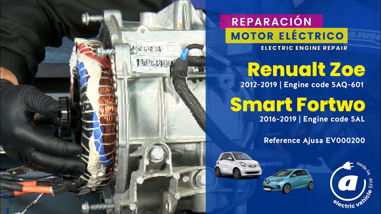 Vehículo eléctrico ⚡️Reparación 🚗 RENAULT ZOE (2012-2019) 🚗 SMART FORTWO W453 (2016-2019)