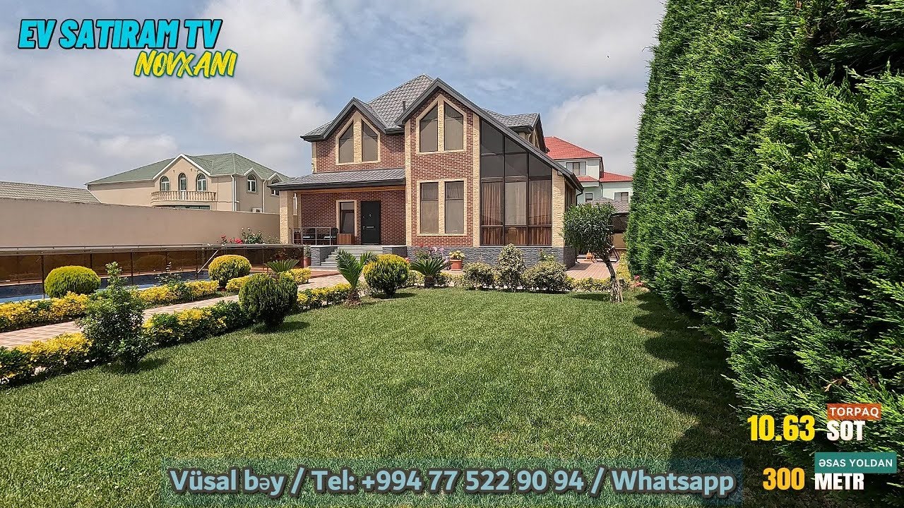 Xüsusi Endirim! Bu Möhtəşəm 🏡 Evə Baxmadan Keçmə! Novxanıda 10 Sotda Modern Villanı Kəşf Et! 🔥