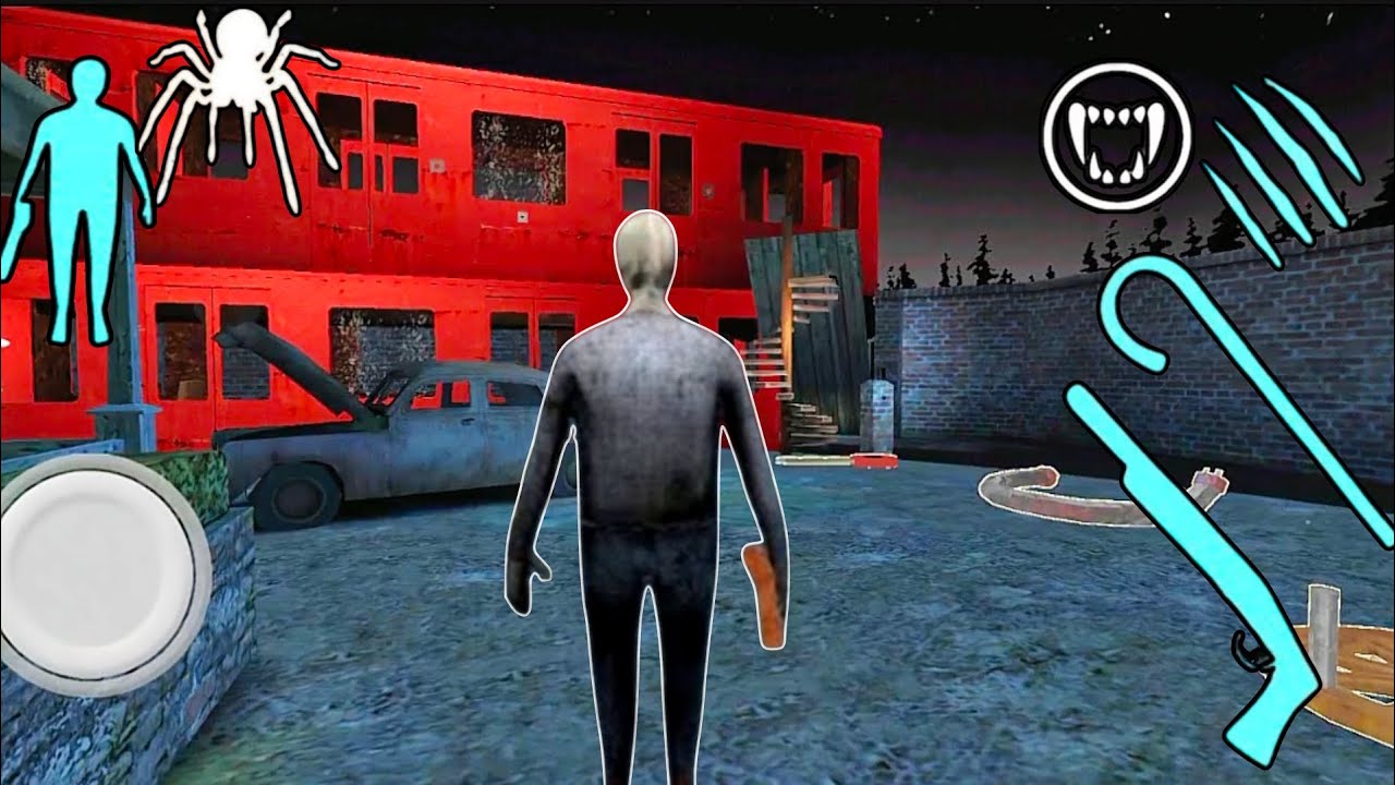 PLAYING AS GRANDPA IN SPIDER MOM IN GRANNY CHAPTER 3 GREAT ESCAPE MOD MENU