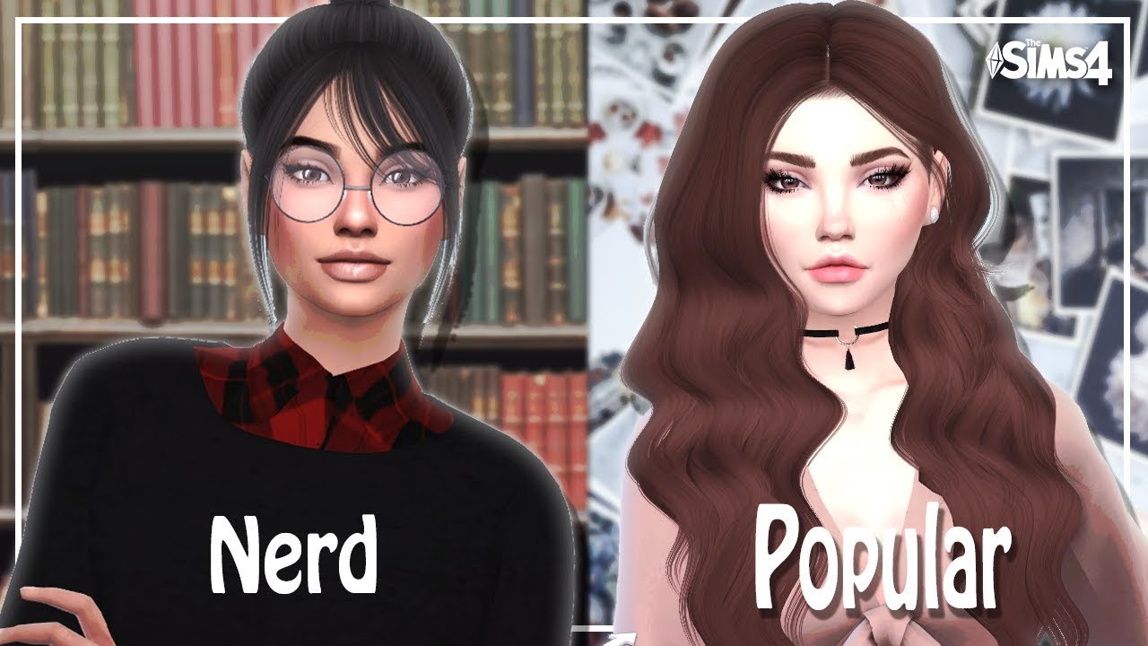 The Sims 4 | Create a Sim | Amigas Opostas Nerd Popular + (LISTA DE CPS DOWNLOAD) Geek Popular
