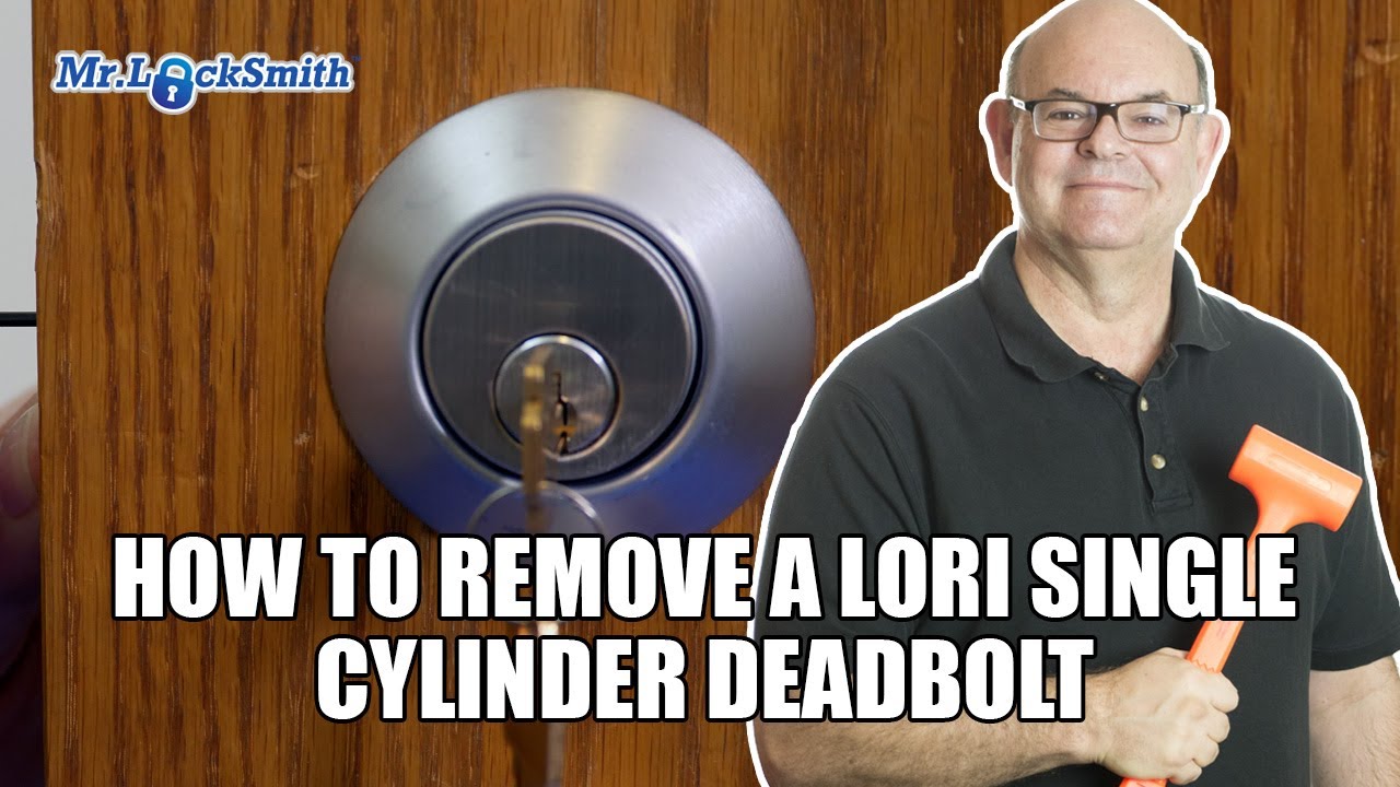 Как снять одноцилиндровый засов Lori | Видео Mr. Locksmith™