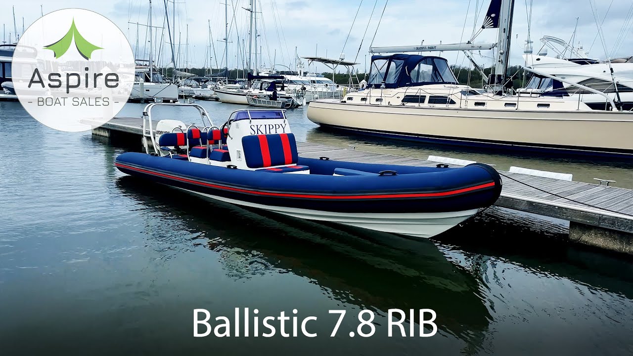 Ballistic 7.8 RIB For Sale with Aspire Boat Sales