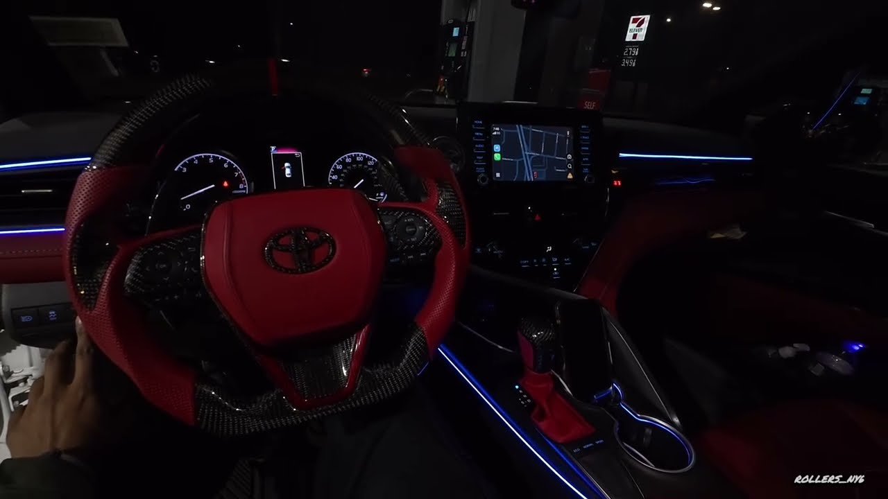*MODIFIED* 2022 Toyota Camry SE NIGHT POV Drive.. #toyotacamry #explorepage 