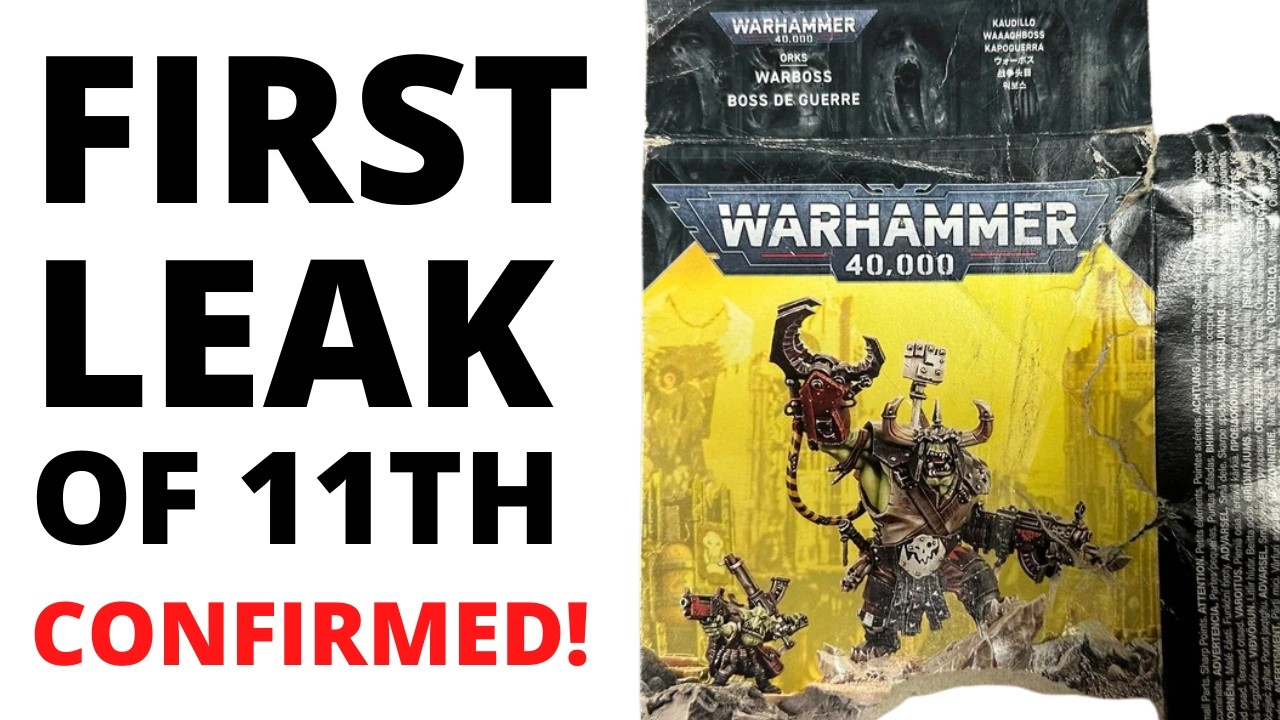 The First MODEL LEAK of 11th Edition Warhammer 40K! - Ork Warboss - NOW CONFIRMED