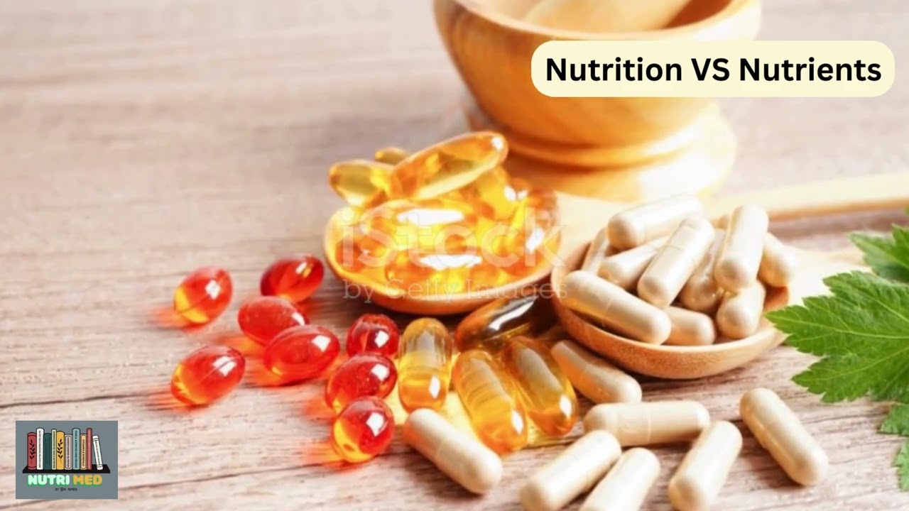 Difference between nutrition and nutrients/Lecture#1/Chapter#1/Understanding Nutrition/NutriMed