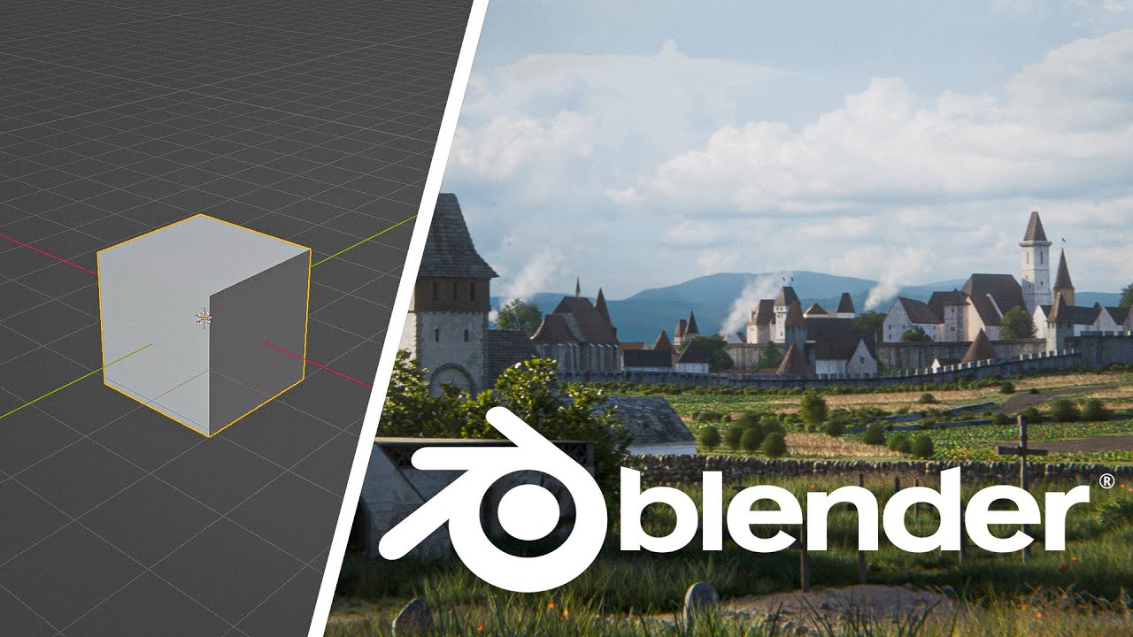 How To Create A Large Scale Environment In Blender (fast)