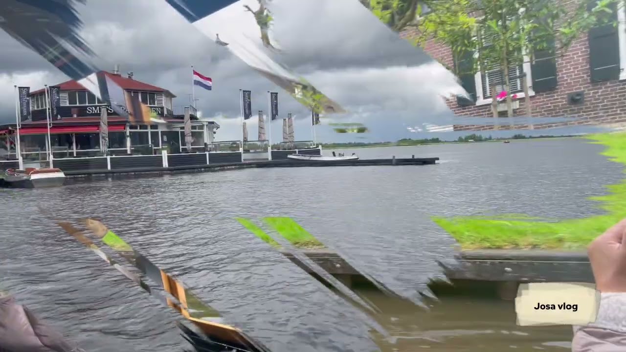 GIETHOORN CANAL CRUISE ADVENTURE//GIETHOORN VILLAGE AND LAKE @josavlog