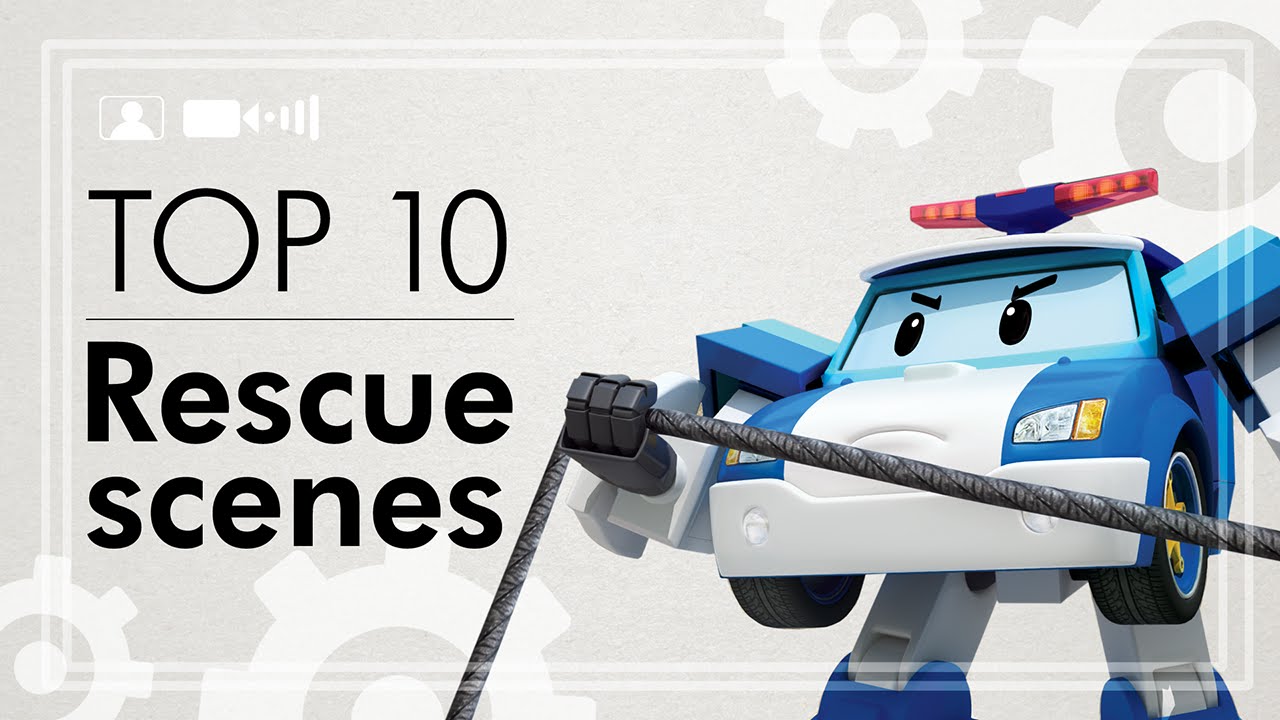 Robocar Poli Top 10 Rescue Scenes | Robocar Poli Special