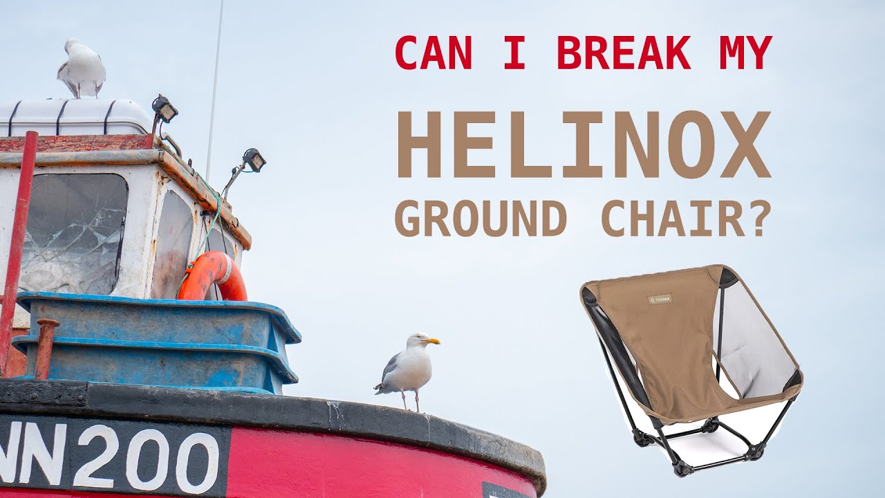 Can I break my Helinox Ground Chair? Test and Review #camping #ultralight #motocamping
