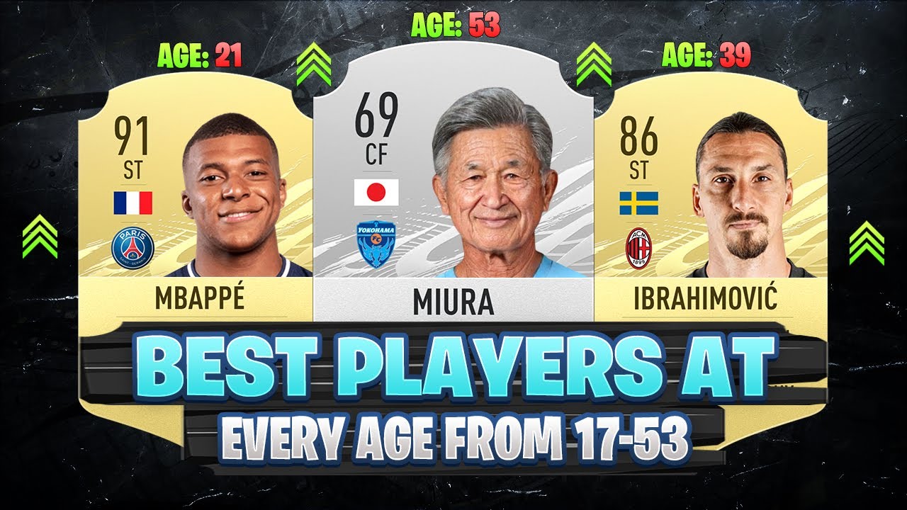 FIFA 21 | BEST PLAYERS AT EVERY AGE 17-53! 😱🔥 ft. Mbappe, Ibrahimovic, Miura... etc