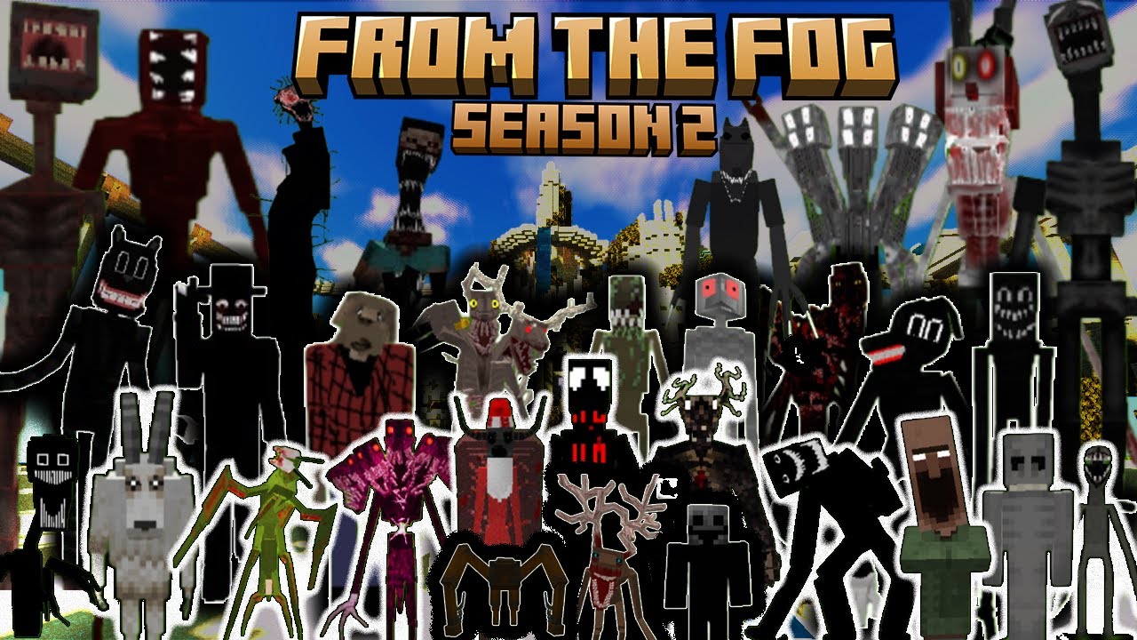Minecraft Horror Modpack: 'From The Fog Season 2' - A Full Showcase of Dwellers [2025]