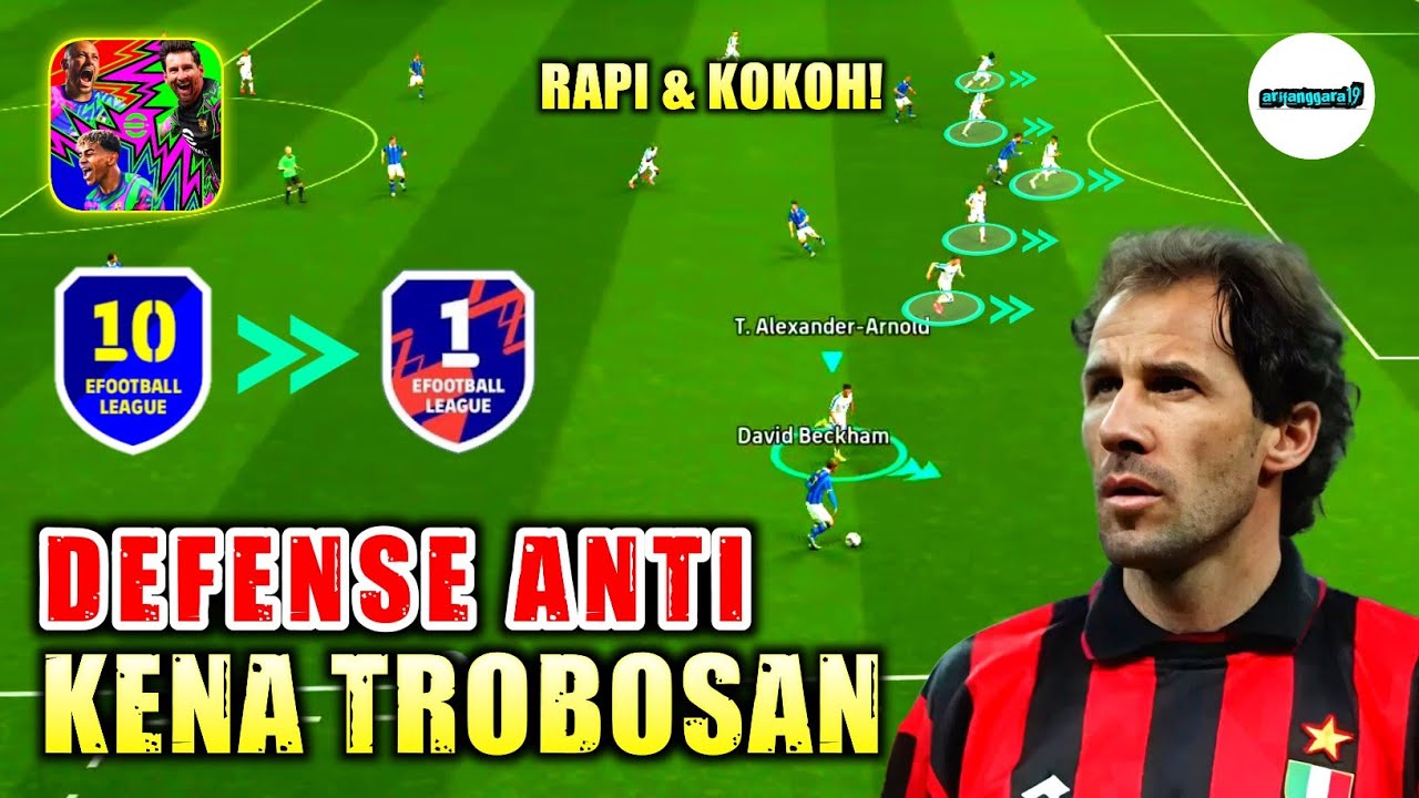 ANTI JEBOL! TUTORIAL META DEFENSE TERBAIK RAPI & KOKOH DI EFOOTBALL 2026 MOBILE | EFOOTBALL 2025